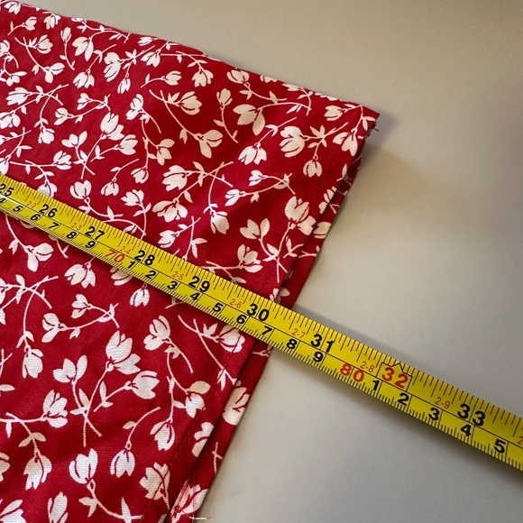 Reformation Felix Red Floral-Print Mini Dress | Size 4 - Picture 14 of 15